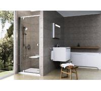 Puerta de ducha RAVAK Pivot PDOP1-80, acabado satinado y transparente, modelo 03G40U00Z1