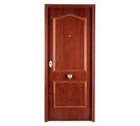 Puerta de entrada interior S105 Serie V (90 x 206 cm, Derecha, Sapelly, Acorazada)