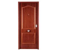 Puerta de entrada interior S105 Serie V (90 x 206 cm, Izquierda, Sapelly, Acorazada)