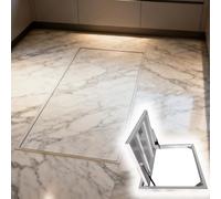 Puerta de escotilla de piso de acero con abridor de ventosas, montaje empotrado, cubierta de inspección de sótano, interior, puerta de bodega