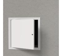 Puerta de inspección con solapa revisión, cubierta puerta teja metal, 25x25cm