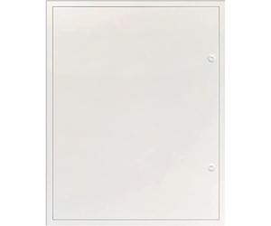 Puerta de inspección Primus blanca de 600 x 1000 mm con cerradura cuadrada.