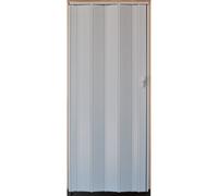 Puerta de interior plegable de pvc imitación madera blanca