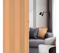 Puerta de interior plegable de pvc imitación madera haya rojo
