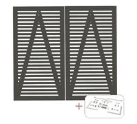 Puerta doble Tokyo incl. herrajes madera