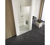 Puerta giratoria HSK Exklusiv con elementos divididos para nicho 403080, 80cm, tope a la derecha, altura: 200cm, 403080-R-ST-50edelglas, Cabinas de ducha: Colores estándar: ESG transparente con vidrio