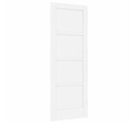 Puerta interior vidaXL, 73,5 x 198,5 cm, contrachapado, color blanco