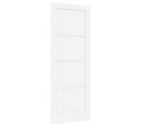 vidaXL Puerta Interior 78 x 202 cm Madera contrachapada Blanco