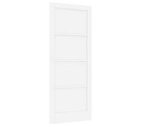 vidaXL Puerta interior, 86 x 211 cm, contrachapado, color blanco