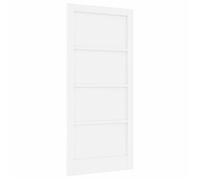 vidaXL Puerta interior, 93 x 202 cm, contrachapado, color blanco