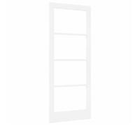 vidaXL Puerta interior ORKDAL, color blanco, imprimada, 83 x 202 cm