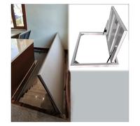 Puerta oculta personalizada para bodega, panel de acceso empotrado resistente al suelo, puerta de sótano con abridor de ventosa (36 x 30 pulgadas) para soluciones elegantes de almacenamiento de vino