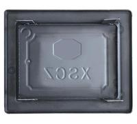 Puerta para horno de leña, fabricada en hierro fundido, con puerta para las cenizas