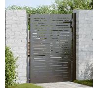 Puerta para jardín - Puerta de jardín - Puerta de valla - Reja de jardín - Valla para jardín - 105x150 cm - Acero con recubrimiento en polvo