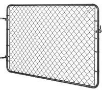 Puerta para valla de alambre, compatible con dimensiones de 0.67 a 1.83 metros de ancho y 1.83 metros de alto. No incluye los postes para la puerta