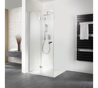Puerta plegable HSK Exklusiv para panel lateral, medidas: 100 x 200 cm, tope izquierdo, 407100-L-41-50, Cabinas de ducha: Aspecto cromado: ESG transparente
