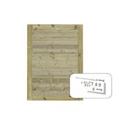 Puerta sencilla PLUS Plank incl. herrajes madera