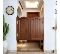 Puerta Vaiven de Madera Maciza Dos Puertas con Bisagras