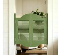 Puerta Vaivén de Madera Maciza, Puertas Batientes de Pino para Cocina y Bar