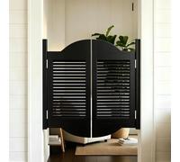 Puerta Vaivén de Madera Maciza, Puertas Batientes de Pino para Cocina y Bar