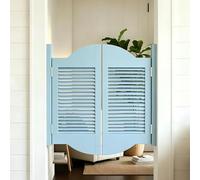 Puerta Vaivén de Madera Maciza, Puertas Batientes de Pino para Cocina y Bar