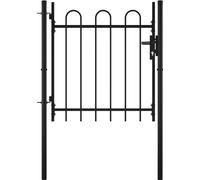 Puerta valla BOXTEL de una puerta con aro superior, 100 x 75 cm