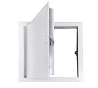 Puertas de Acceso de aleación de Aluminio con Anilla de tracción, Tapa para Panel de Acceso a Pared y Techo, Placa de Cubierta para Orificio de Puerta de Servicio de plomería de ático (30,5