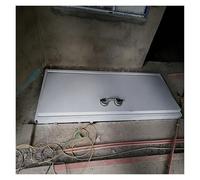 Puertas de sótano de acceso exterior resistente con abridor de ventosa, cubierta de puerta de sótano de tormenta, panel oculto para una fácil entrada a espacios subterráneos