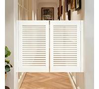 Puertas oscilantes de media cintura con diseño bidireccional y bisagras de cierre automático para cocina, bar o pasillo (140 x 90 cm) - Elegante y funcional