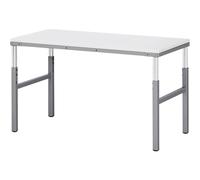 Puesto de trabajo modular, de altura regulable de forma manual entre 650 y 1000 mm RAU, mesa base