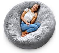 Puf Gigante Moderno de 150 cm de Diámetro - Bean Bag Chair Extra Suave con Doble Costura Reforzada, Lavable y Multifuncional para Adultos y Niños - Marca Aiire