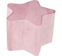 Puf infantil en forma de estrella Rosa Roba
