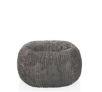 Puf / Sofá De Suelo Sitzolo R Cord Tejido Gris Hjh Living