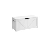 Puff Almacenaje 40 x 100 x 46 cm Blanco Mate