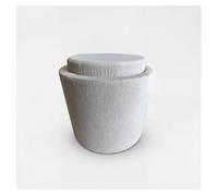 Puff aylo almacenaje 45x41cm color beige - conforama