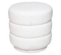 Puff Carmen blanco - rizo