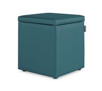 Puff cubo arcón polipiel glaciar pack 2 unidades happers