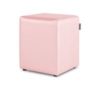 Puff cubo polipiel rosa pack 2 unidades happers