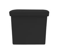 Puff Ottoman Cuadrado Polipiel Plegable 38x38x38cm Nyana Home Gran Almacenaje Estilo Otomano Polipiel Resistente