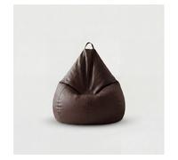 Puff pera color chocolate polipiel 65x88cm