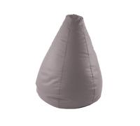Puff pera polipiel 80x110cm gris