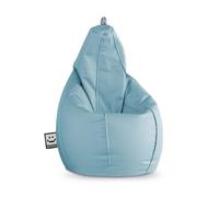 Puff pera polipiel azul cielo happers xxl xxl happers