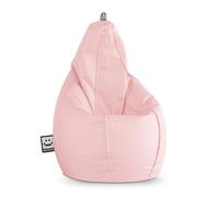 Puff Pera Polipiel Rosa HAPPERS - Cómodo, ligero y resistente. Make it Happers®