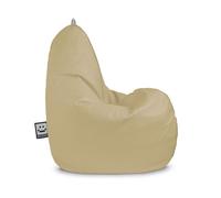 Puff pera relax polipiel beige happers xl xl happers