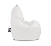Puff pera relax polipiel blanco happers xl xl happers
