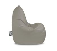 Puff pera relax polipiel gris claro happers infantil happers