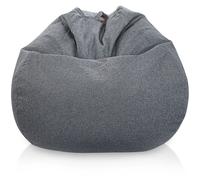 Puff XXL Redondo con Relleno EPS 250L - Sofá Gamer y Juvenil de Estilo Contemporáneo - Fácil Lavado con Funda Exterior por Aiire