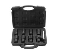 Pugermering 9 Piezas Extractor de Tuercas Juego de Vasos Removedor de Pernos Herramienta de Desmontaje Acero CR-V Resistente y Marcas Grabadas con Estuche Rígido