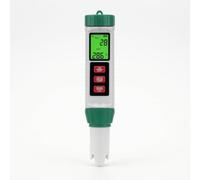 Pugermering Analizador de Líquidos Portátil Medidor de Agua Probador Digital 5 en 1 de Ph TDS Salinidad Temperatura Calibración por Modo Apto para Granjas Hidroponía Jardinería Mantenimiento, Verde