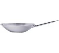 PUJADAS: Sartén wok de acero inoxidable, multicapa, con mango hueco, diámetro: 360 mm